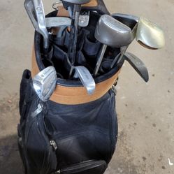 Golf Clubs And Bag