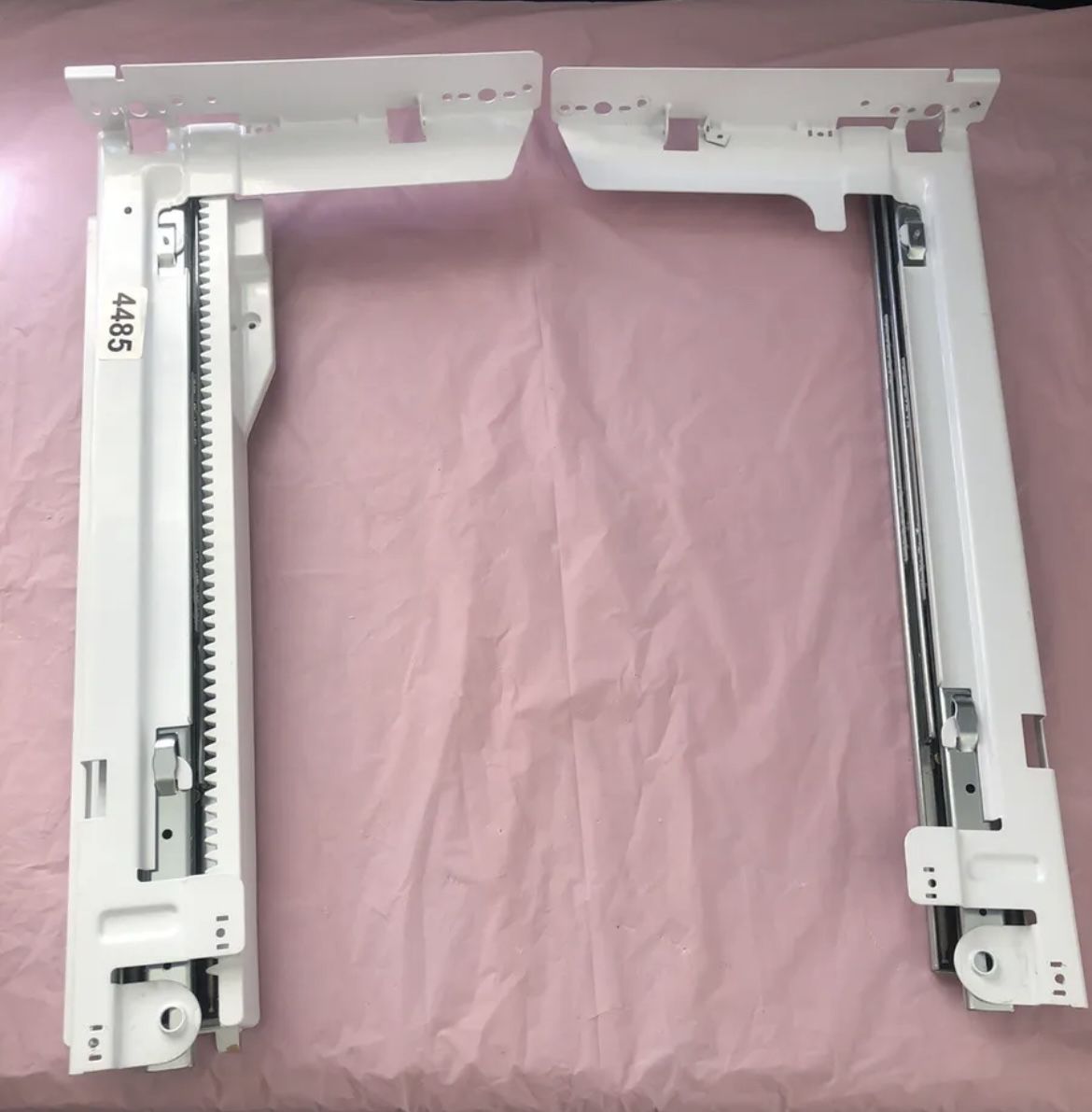 OEM LG Refrigerator Freezer Drawer Rail Left & Right Part # MCD(contact info removed)1,MCD(contact info removed)2