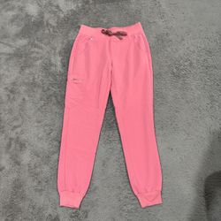 XS FIGS Pink Scrub Pants