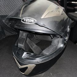 Motorcycle Full Face Helmet DOT Approved - YEMA YM-829 Motorbike Moped Street Bike Racing Crash Helmet With Sun Visor Matte Black XX-Large  