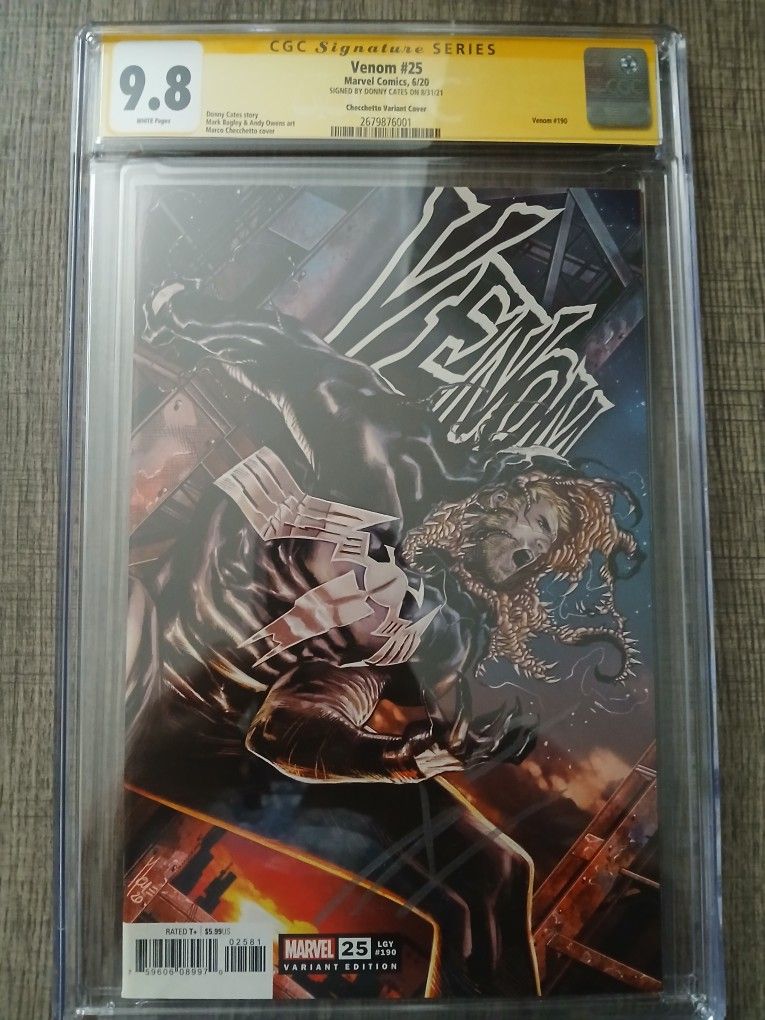 VENOM #25 CGC 9.8 MARCO CHECCHETTO VARIANT 1ST APP OF VIRUS AND CODEX CAMEO
