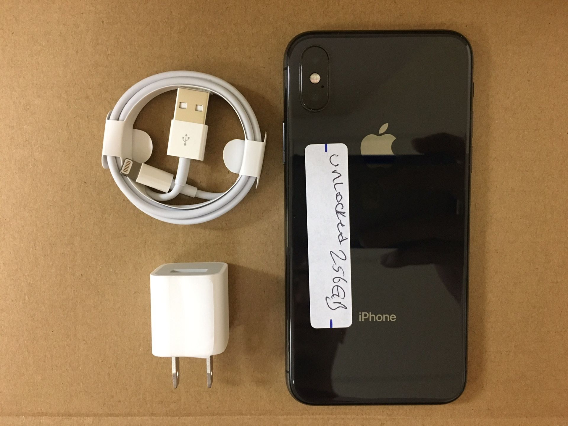 iPhone X 256gb factory unlocked, iphone AT&T, T-Mobile,Cricket Metro pcs, Verizon, Straight talk Simple mobile, unlocked, iphone