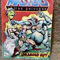 1983 MOTU DRAGON'S GIFT MASTERS OF THE UNIVERSE MATTEL HE-MAN MINI COMIC INSERT