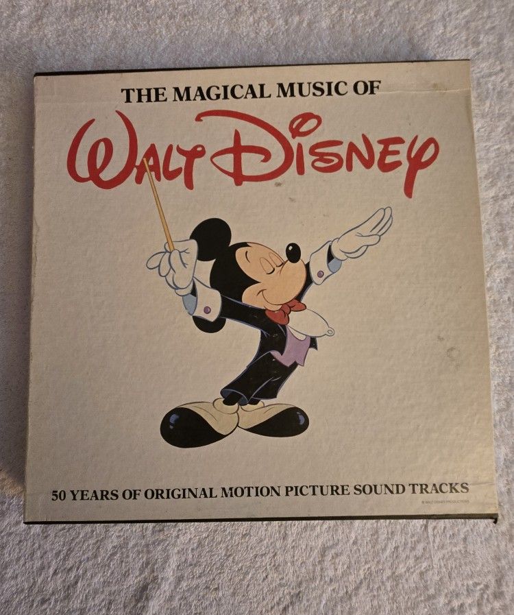 Walt Disney 50 Years Of Original Motion Picture Sound Tracks Set Of 4 Vinyl LP Records