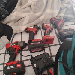 Milwaukee Impact Drills And Bauer Drills