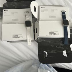 Separately Selling Two Unlocked ULTRA 2 Titanium Case 49mm Authentic Apple Watch 2024