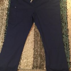 Mens Navy Blue Scrub Pants