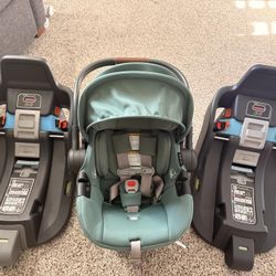 Car seat : UPPAbaby Aria (Gently Used) + Two Bases