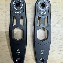FORX Cranks - HEX 2.5 155mm (Black)
