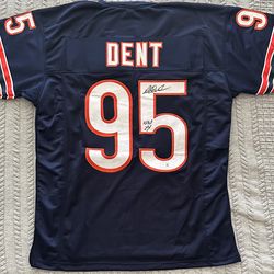 Richard Dent Signed Chicago Bears Custom Pro Style Jersey Beckett