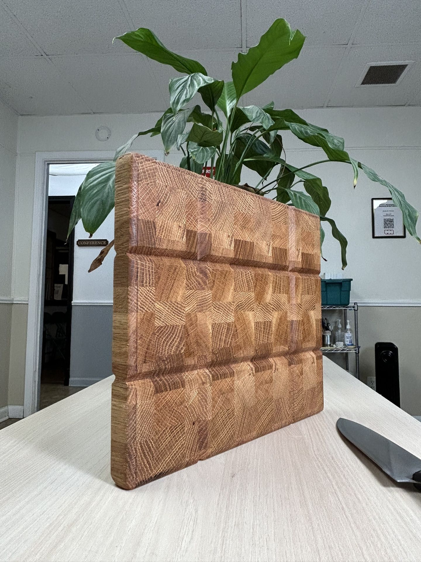 🖤🪾Premium Hand Crafted White Oak End-Grain Cutting Board 🪾🖤