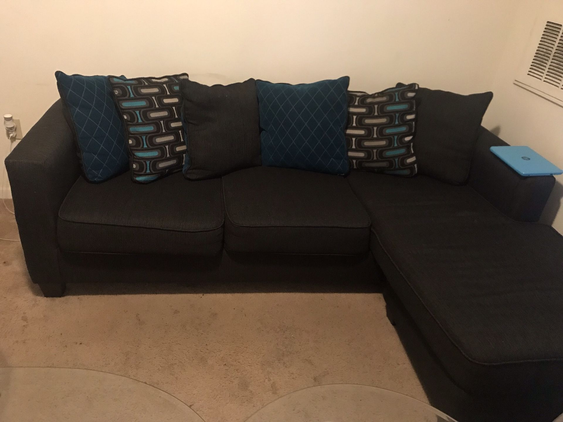 Couch and table set