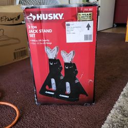 Husky 3 Ton Jack Stand Set