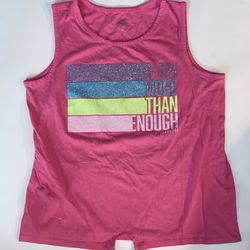 Justice, pink tank top for kids