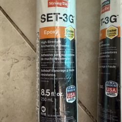 Simpson Strong-Tie SET-3G 8.5 oz. High-Strength Epoxy Adhesive with 1 Nozzle and Extension New!!! Retail: $42+Tax!!! I Have Two (2), $30 Each Or $50 F