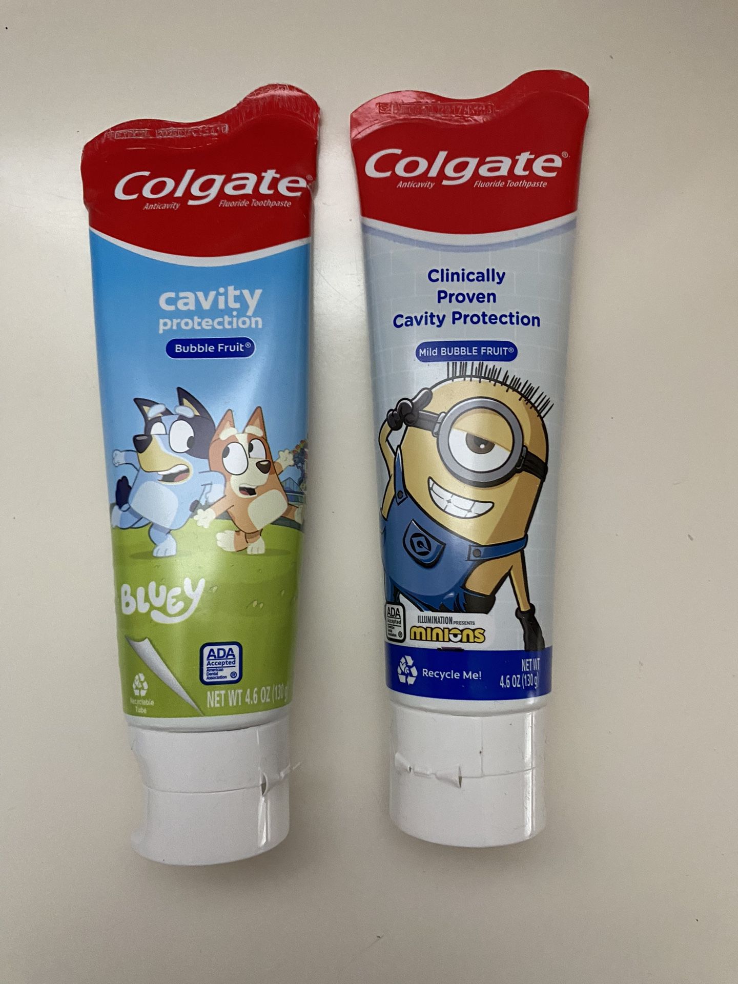Kids’ Toothpaste-2 pack Colgate or character tubes