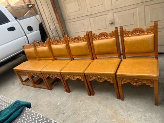 6 DINING CHAIRS MADE IN MEXICO