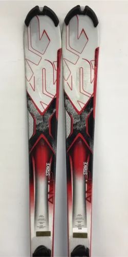 AMP STRIKE Skis and Axis Poles
