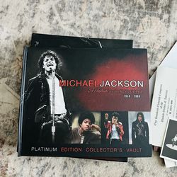 Michael Jackson tribute books (set of 2) NM