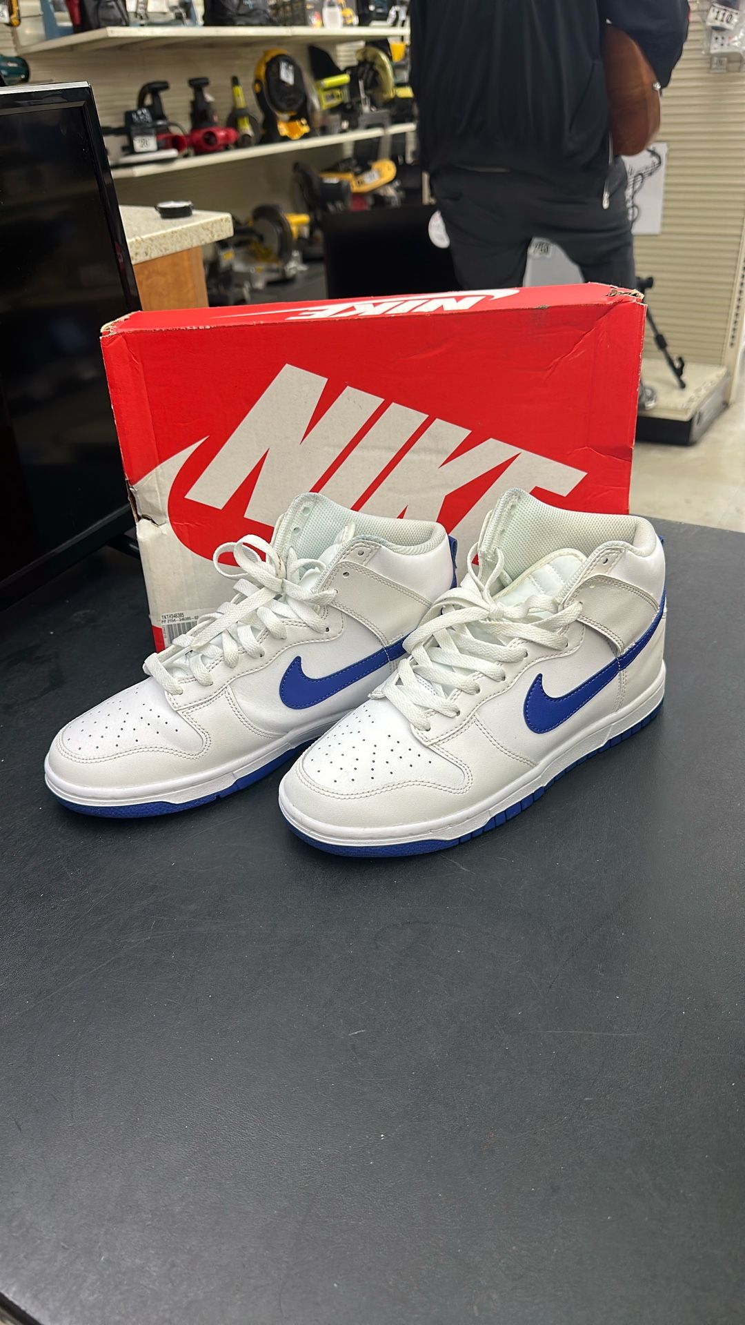 Nike Dunk High White Concord