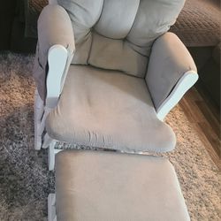 Rocking Chair & Ottoman - Perfect Condition $30