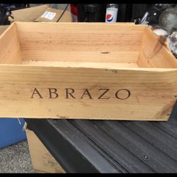 Abrazo Wooden Wine Crate