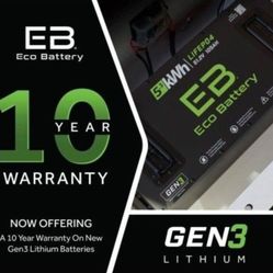 10-YEAR WARRANTY! New Lithium Ion Batteries For Golf Carts