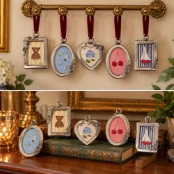 Vintage 2003 Hallmark Keepsake “The Family Tree” Mini Photo Frames 15 Pc Lot, New in Box 3 Sets All Collectibles Miniatures For Art Pictures Photos 