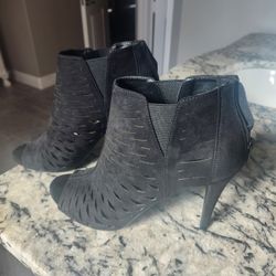 Candies Open Toe Boots 9.5