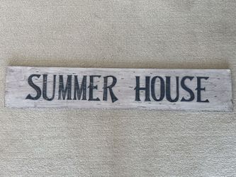 Pottery Barn Summer House Sign
