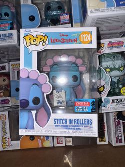 Stitch In Rollers Funko Pop 