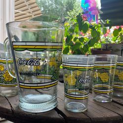 Coca Cola rose yellow Whataburger set