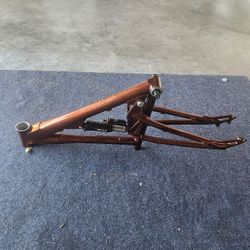 Mountain Bike Frame With A X-Fusion H3 LT Rear Shock