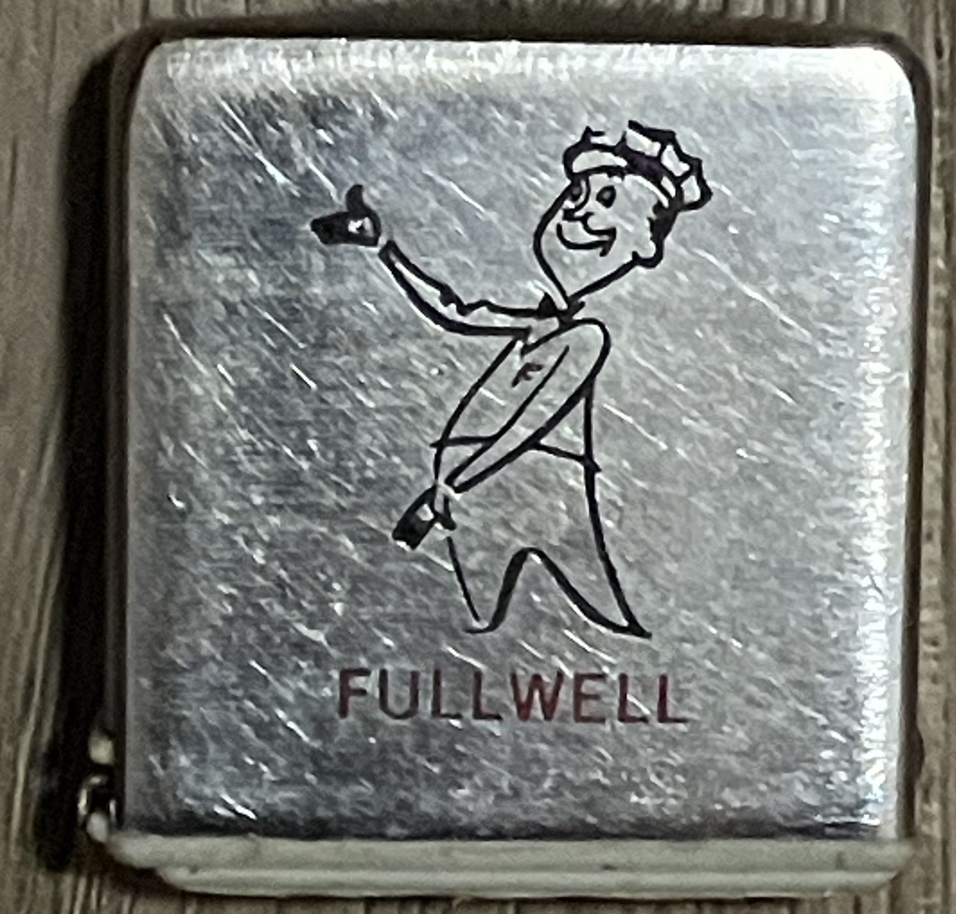 Antique FullWell Gasoline Co. Tape measure 