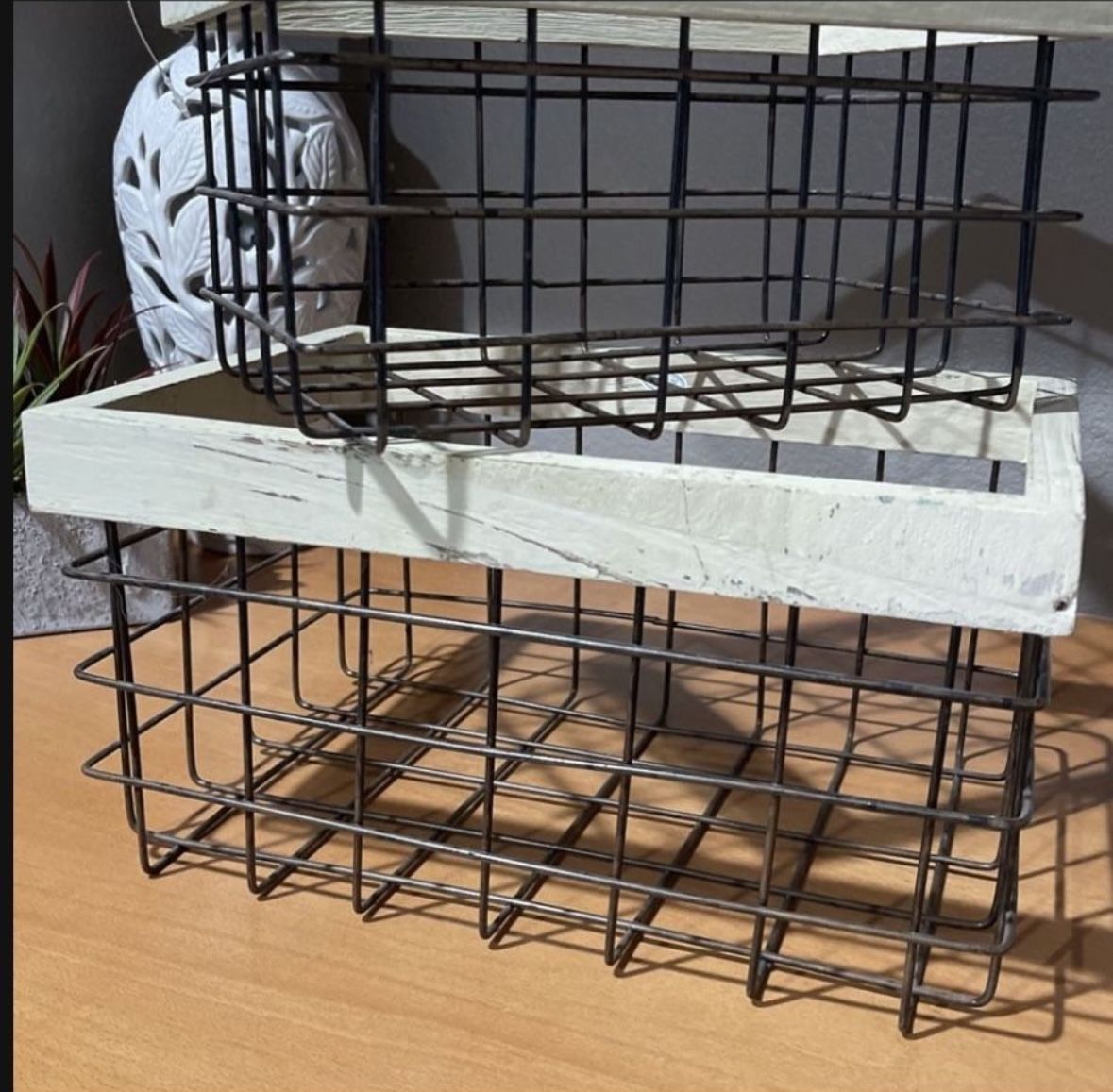 Home Decor- Decorative Baskets $15 For The Both