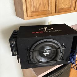 Car Subwoofer With Amplifier 