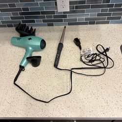 Hair Dryer And Curler