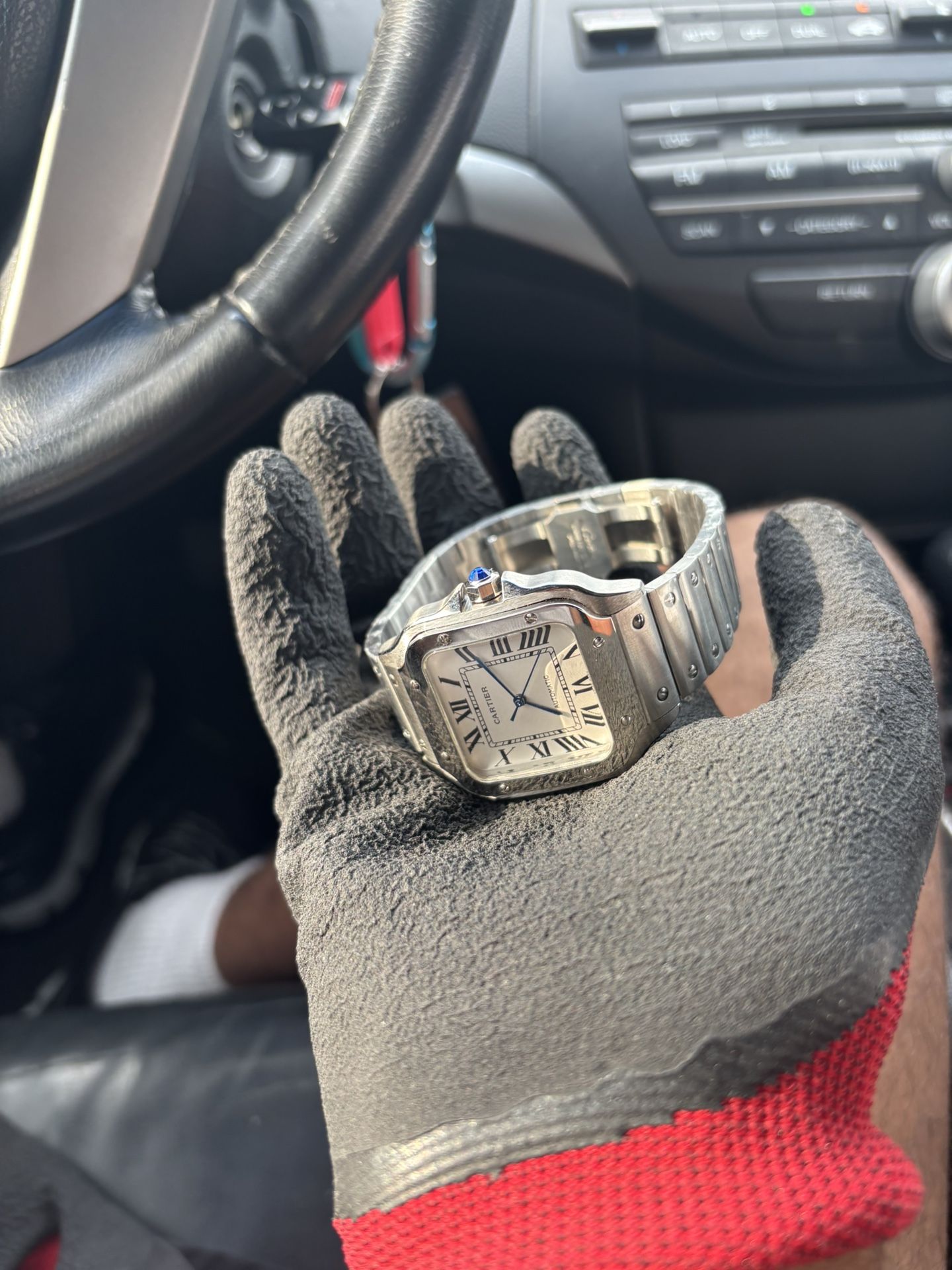 Silver Cartier Watch
