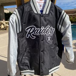 Raiders Men’s Ultra Game Varsity Style Jacket