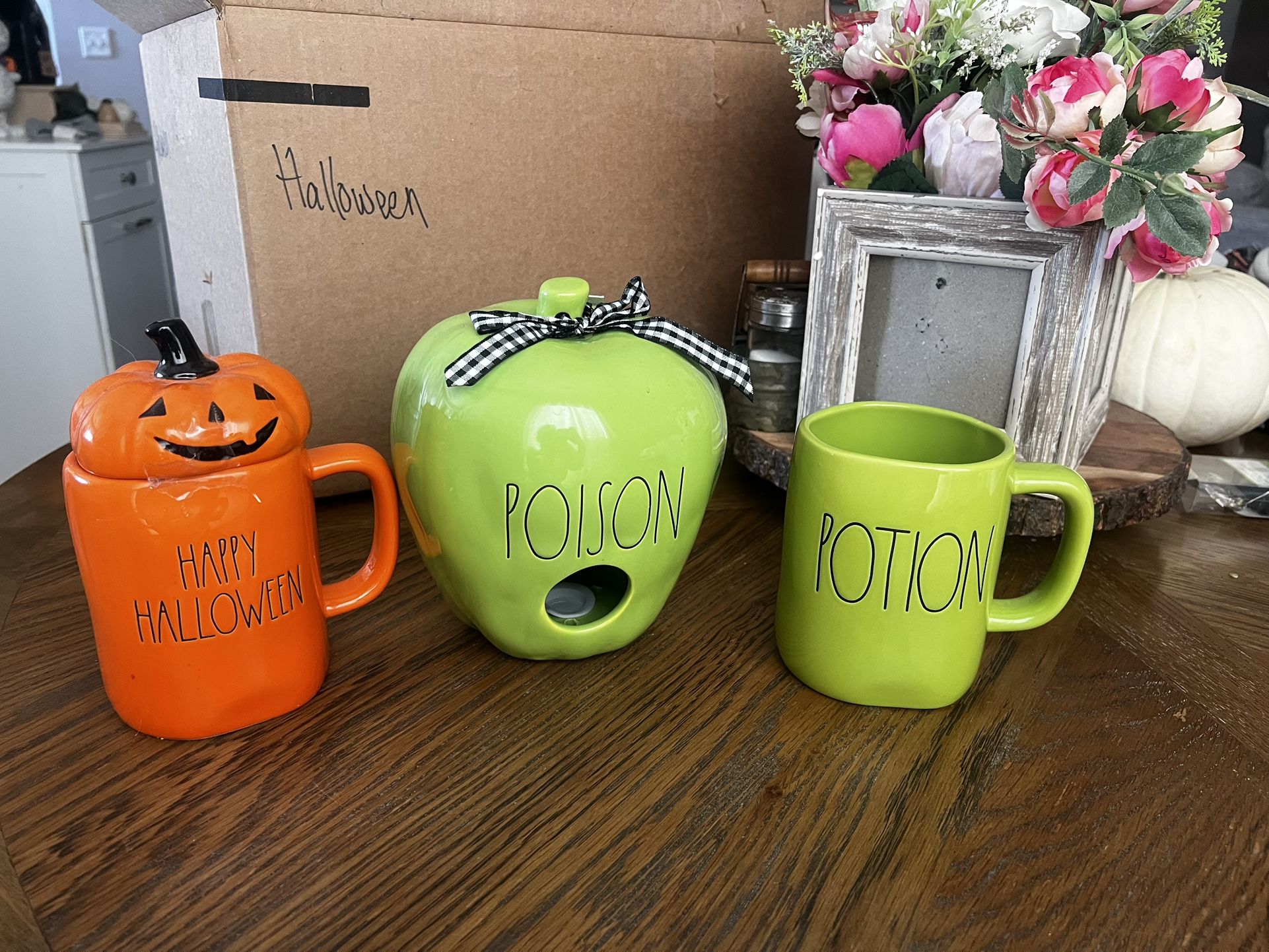 rae dunn halloween decor