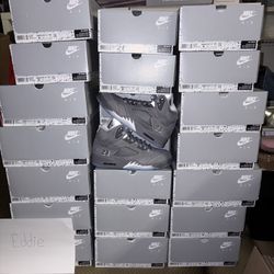 Jordan 5 Retro “Wolf Grey” Sizes 5.5Y - 6.5Y Kid’s & Sizes 8 - 13 Men’s IN HAND BRAND NEW