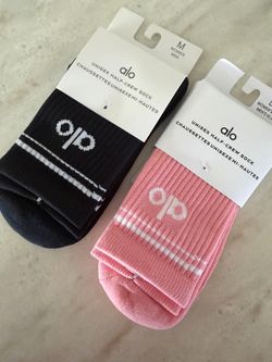 Calcetines alo 🩷🖤alo socks