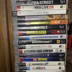 Ps3 Games 15$ Each 