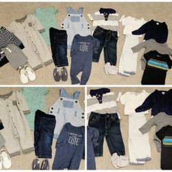 Baby Boy 3 Months Clothes Lot, 20 pieces, 3m, 3-6m