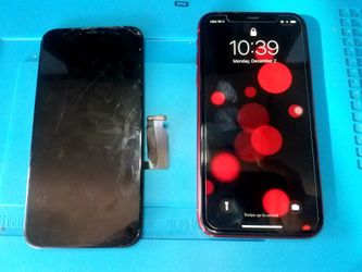 iPhone cracked screen