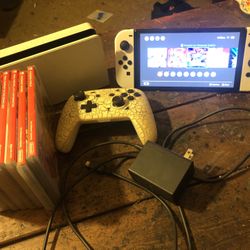 Nintendo Switch OLED And Games Lot