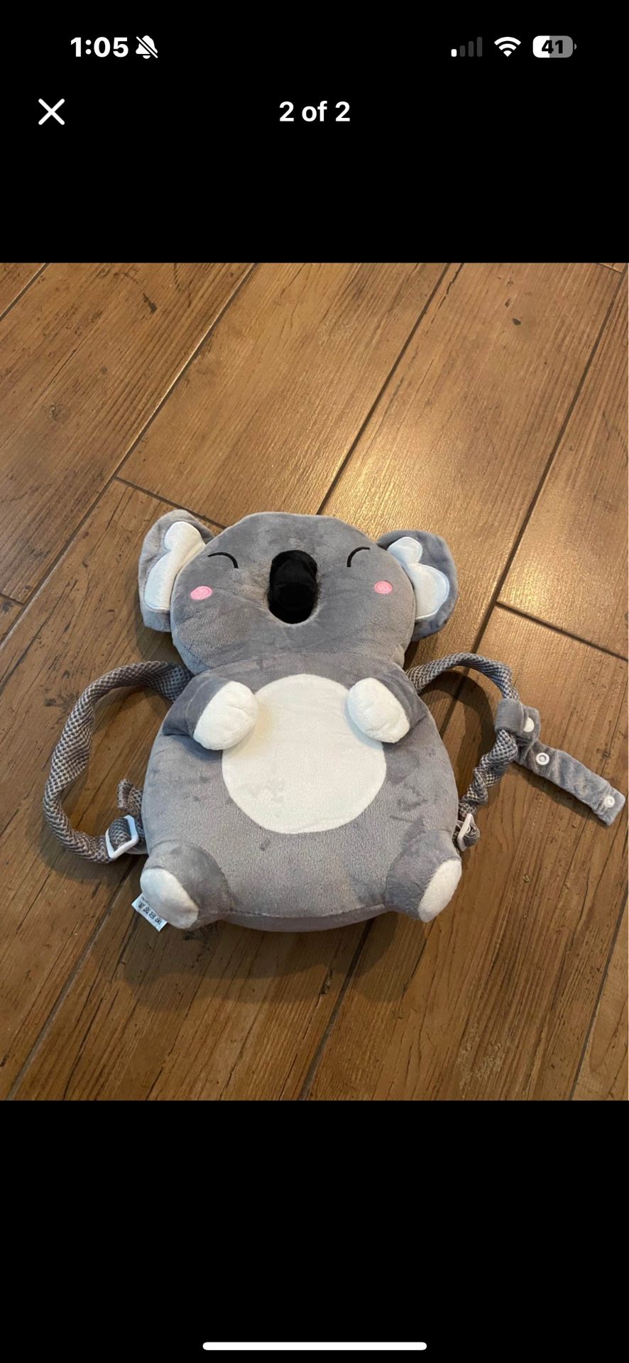 Baby head protector backpack 
