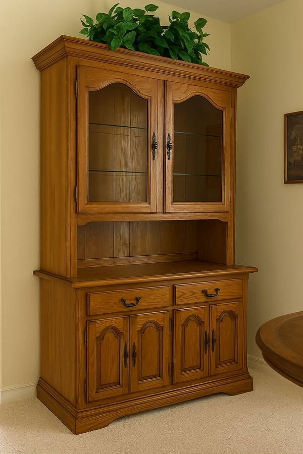 Solid Armoire Wood Cabinet