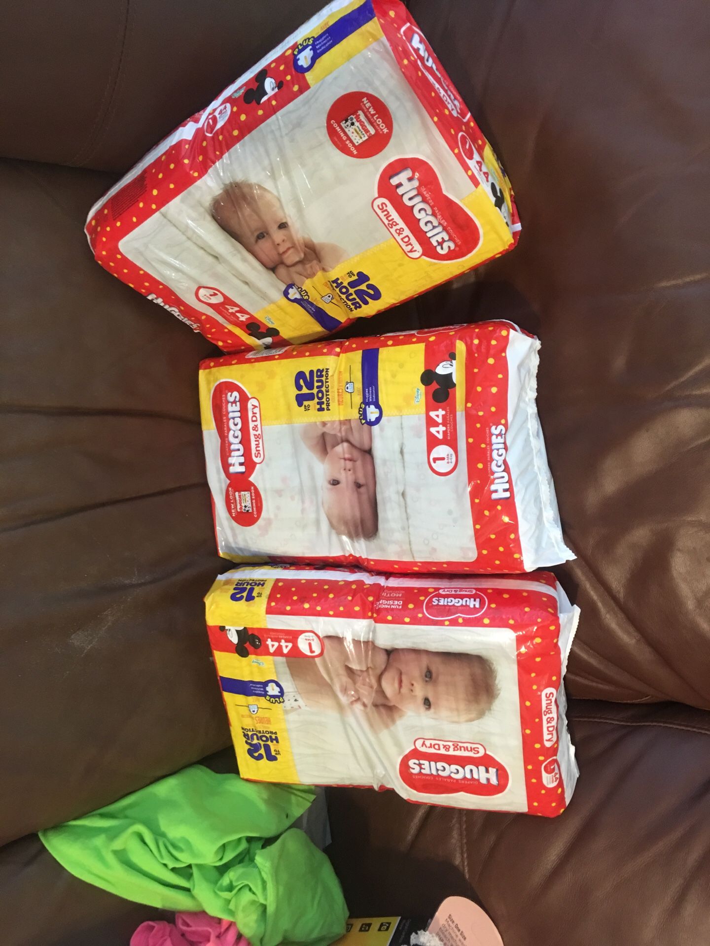 Huggies diapers size one