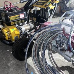 Dewalt Pressure Washer & Titan Airless Paint Sprayer Bundle